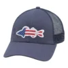 Simms USA Walleye Trucker Hat -Baits Sales 12577 418 usa walleye trucker dark moon s19 hires 1