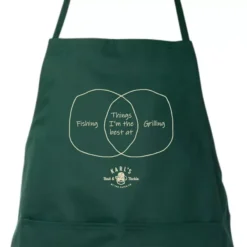 Karl's Fishing & Outdoors Grillin' Apron -Baits Sales appron fathers day