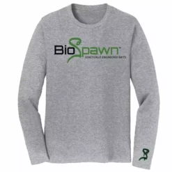 BioSpawn Long Sleeve Shirt 8 BioSpawn Long Sleeve Shirt -Baits Sales bsp longsleeve grey webv1