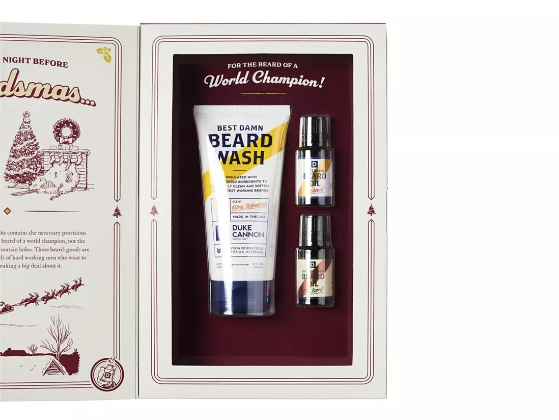 Duke Cannon The Beard That Stole Christmas Gift Set 4 Duke Cannon The Beard That Stole Christmas Gift Set - Image 2