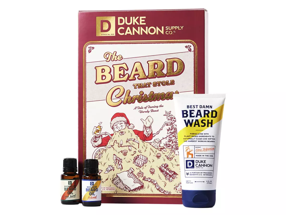 Duke Cannon The Beard That Stole Christmas Gift Set 3 Duke Cannon The Beard That Stole Christmas Gift Set