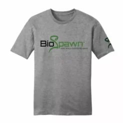 BioSpawn T-Shirt -Baits Sales grey biospawn webv2