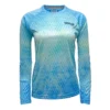 Hook & Tackle Scaly Women's Long Sleeve Shirt -Baits Sales hookandtackle womens scaly drycool shirt aquamarine 5