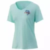 HUK Women's V-Neck 2 HUK Women's V-Neck -Baits Sales huk beachglassheather womensbigmouthvneck 51 01 huk 10004c