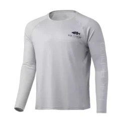 HUK Sunset Bass Pursuit Long Sleeve Shirt 9 HUK Sunset Bass Pursuit Long Sleeve Shirt -Baits Sales huk sunsetbasspursuitls oyster front 51 10 huk 10003 resized