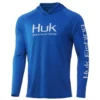 HUK Vented Pursuit Hoodie 2 HUK Vented Pursuit Hoodie -Baits Sales huk ventedpursuithoodie hukblue front 51 99 huk 10004