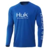 HUK Vented Pursuit Long Sleeve Shirt -Baits Sales huk ventedpursuitls hukblue front 51 10 huk 10004