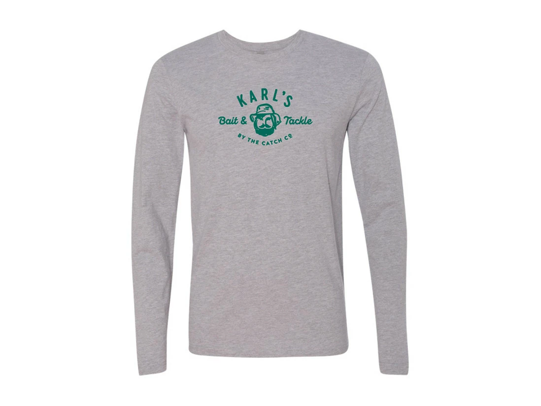Karl's Fishing & Outdoors Karl's Bait & Tackle Longsleeve Logo T-Shirt 3 Karl's Fishing & Outdoors Karl's Bait & Tackle Longsleeve Logo T-Shirt