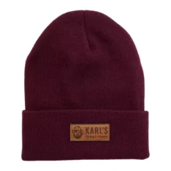 Karl's Fishing & Outdoors Cuff Beanie -Baits Sales karls burgandy cuffbeanie 50 25 krl 10000e