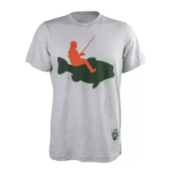 Karl's Fishing & Outdoors Bass Rider T-shirt 7 Karl's Fishing & Outdoors Bass Rider T-shirt -Baits Sales karls lightgrey bassridertshirt front 50 01 krl 10000