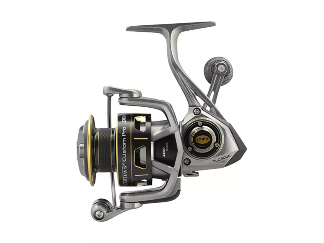 Lews Custom Pro Speed Spin Spinning Reel 3 Lews Custom Pro Speed Spin Spinning Reel
