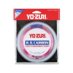 Yo-Zuri HD Pink Disappearing Flourocarbon Leader Line
